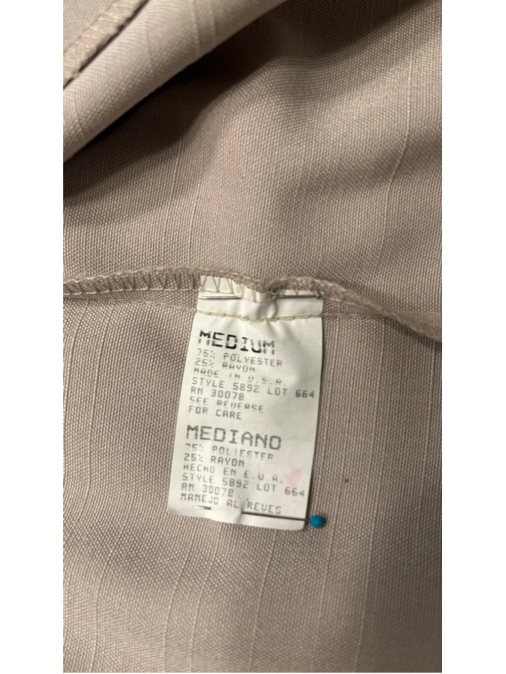 Cristin Stevens Tan Lightweight Blazer Jacket - Size Medium